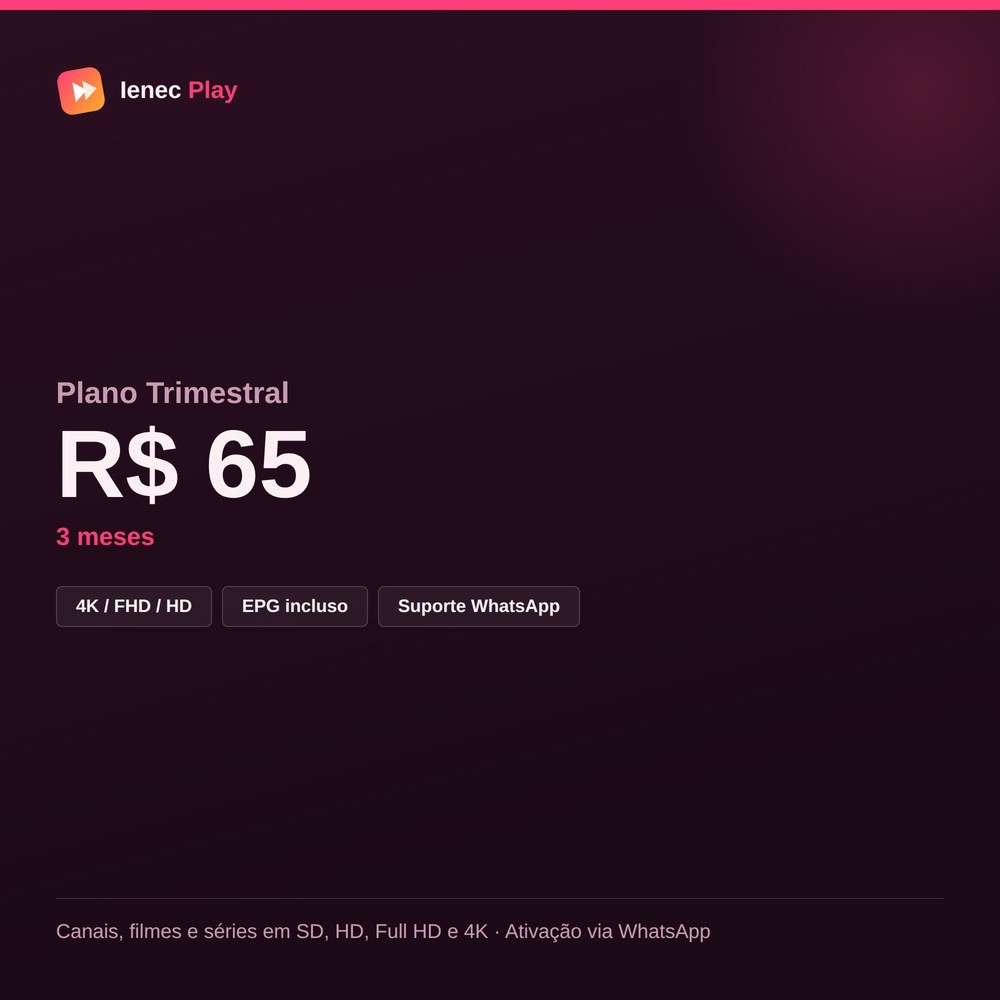 Imagem ilustrativa do Plano Trimestral da Ienec Play